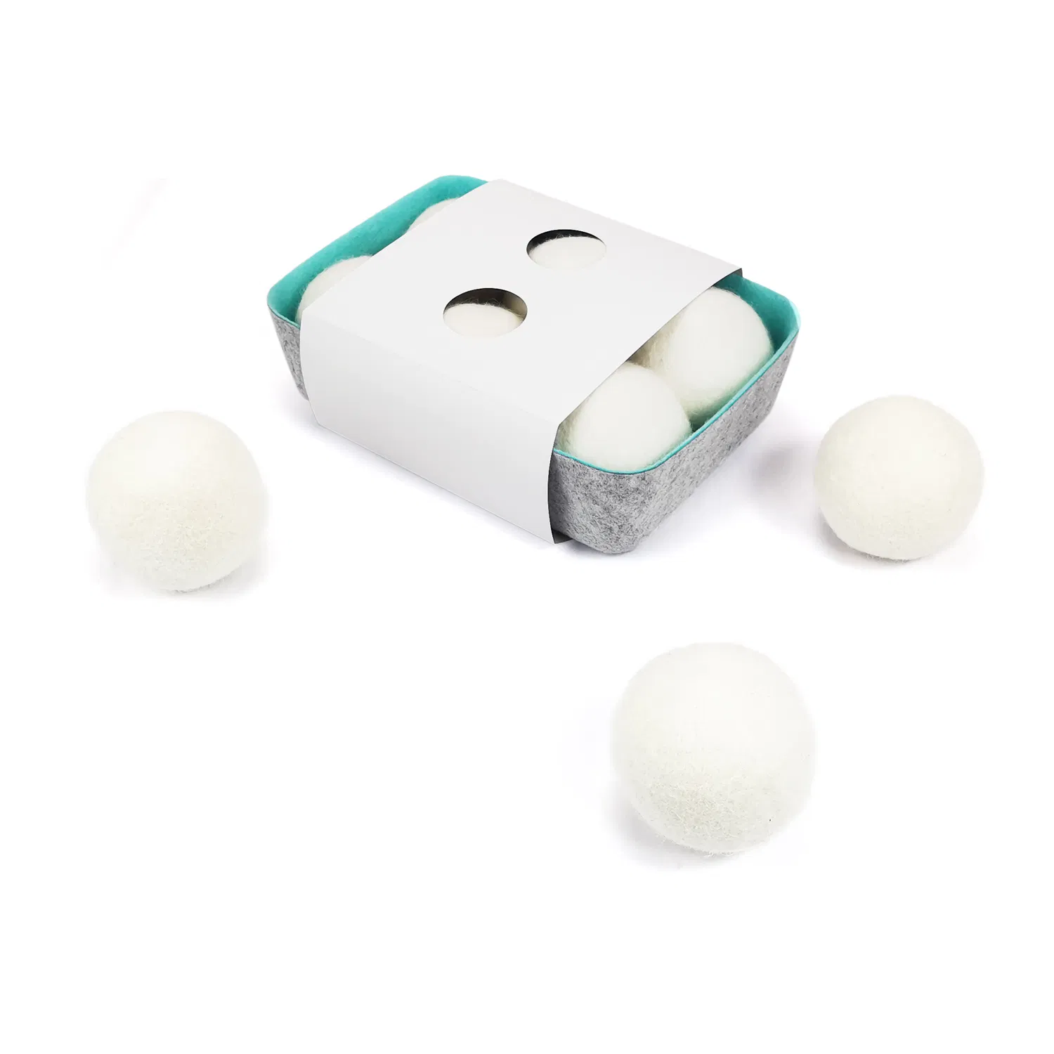 Custom 100% Organic Premium New Zealand Wool Felt Ball Wholesale Wool Dryer Balls