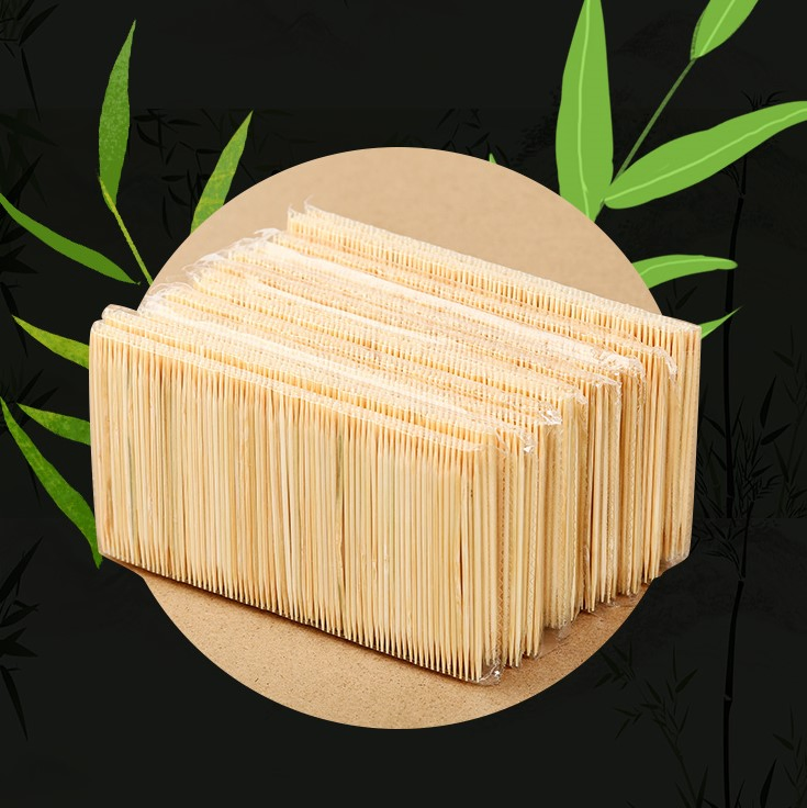 China Factory 1.6mm 1.8mm 2mm Diameter Disposable Bamboo Toothpick Dental Pick Bamboo Skewer