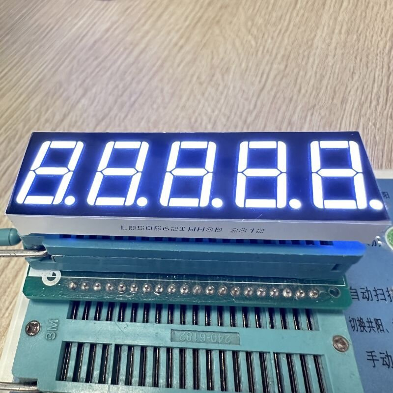 Orange 0.56inch 5digit 7 Segment LED Display Common Cathode for Process Control