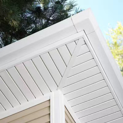 PVC Soffit for Roof Eave Decoration PVC Ceiling Panel Outdoor Ceiling Panel