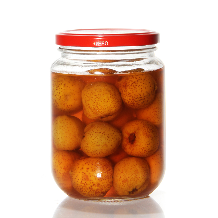 Customizable Airtight Glass Juice Jar with Lids for Freshness