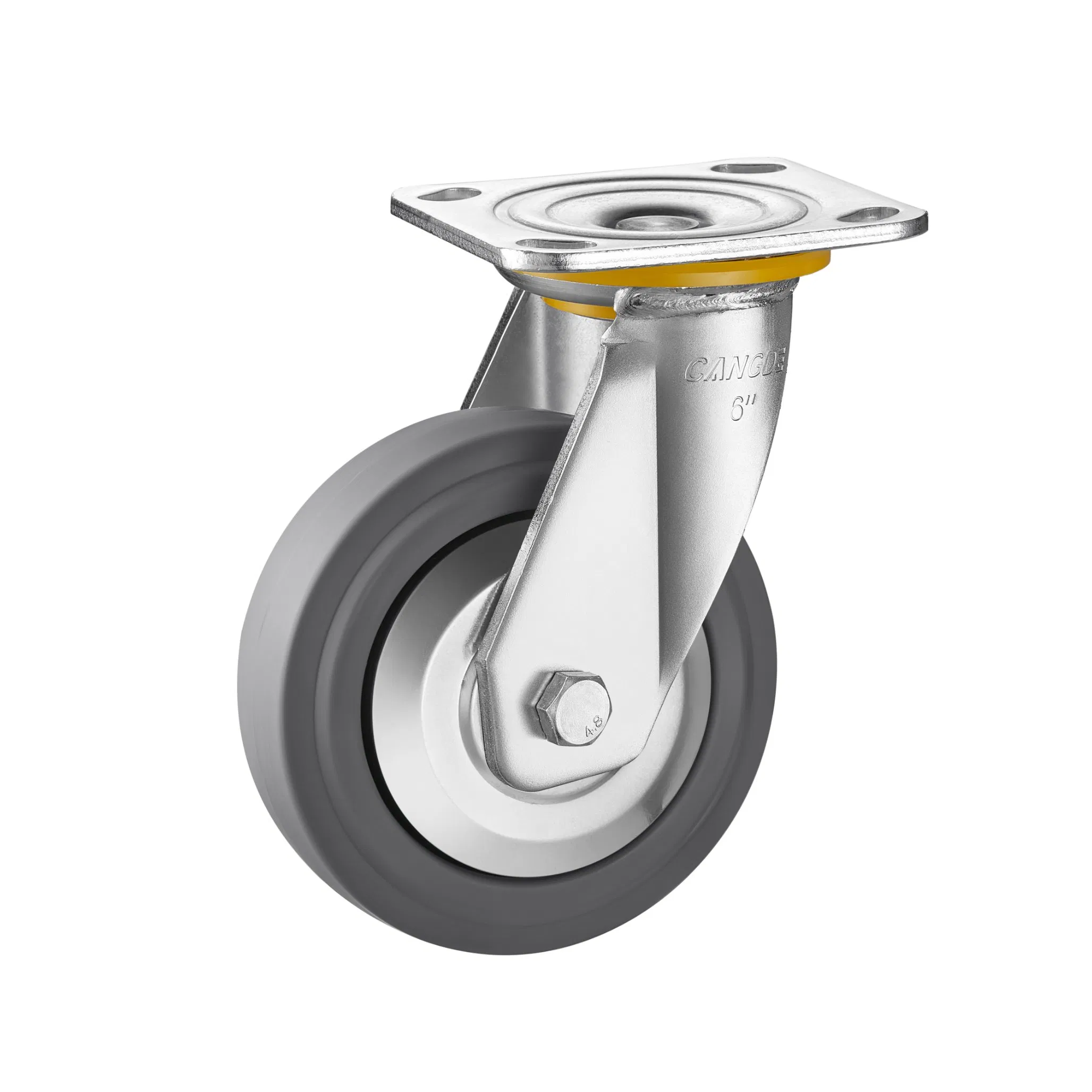 Factory Wholesale TPR Cart Rubber Wheel Container Industrial Caster Wheels Trolley Wheels