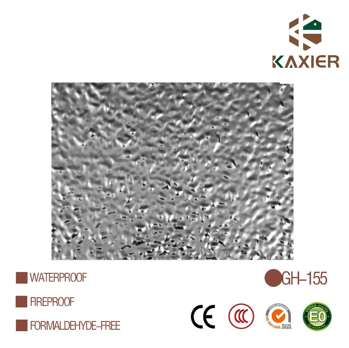 2023 New Hot Selling Wall Decoration Material Silver Water Wave Pattern Carbon Crystal Wall Panel