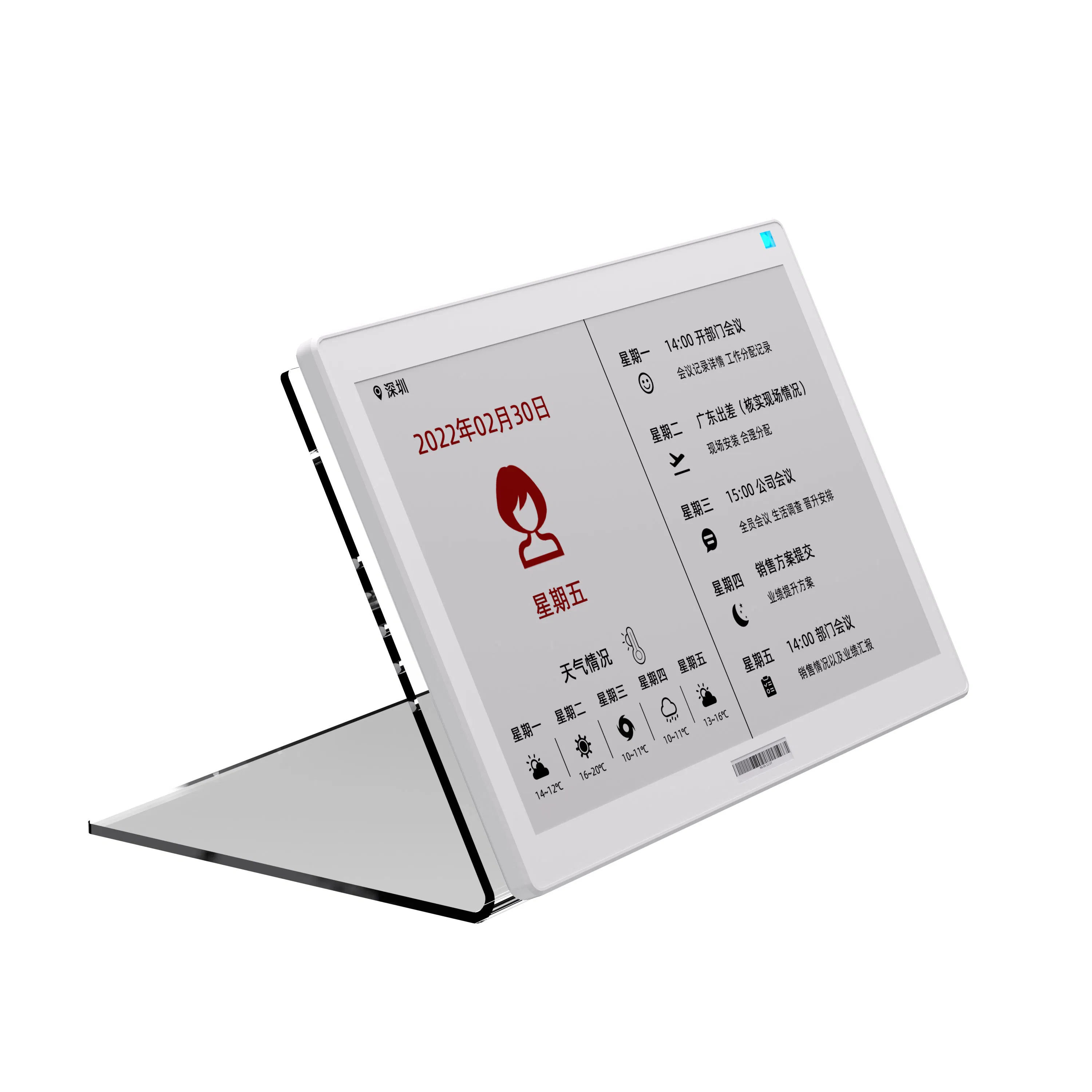 Large Format Electronic Shelf Label Display 13.3-Inch E-Ink Digital Price Tag System for Retail, Pharmacy & Smart Office Solutions Loss Protection