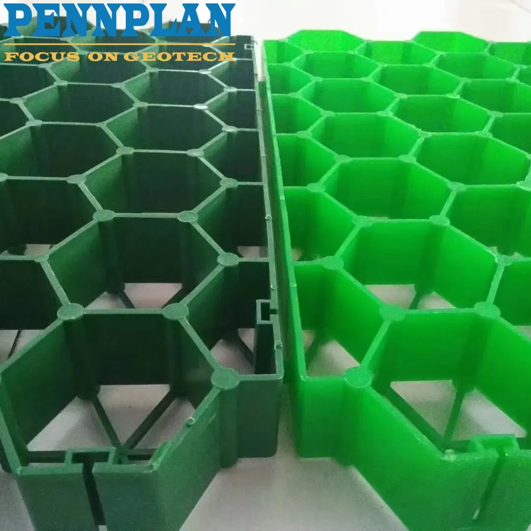 38mm, 48mm, 68mm Gravel Grid Pavers Plastic Permeable Car Grass Grid