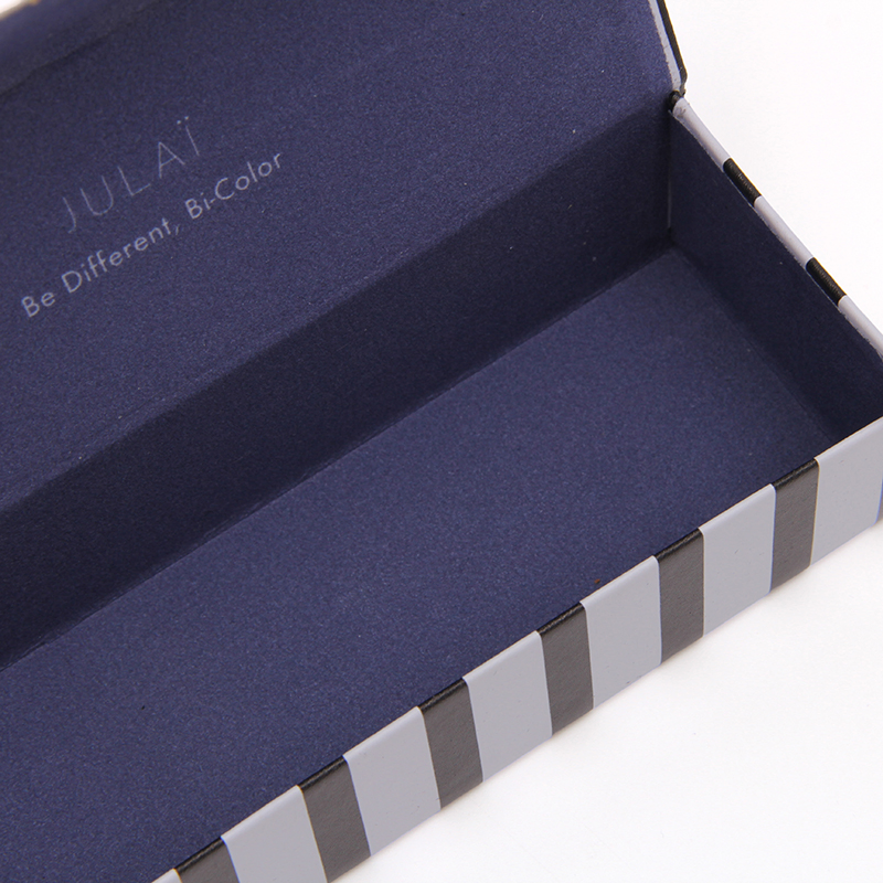 Foldable Sunglasses Case Hard Rectangle Leather Box with Magnetic Closure