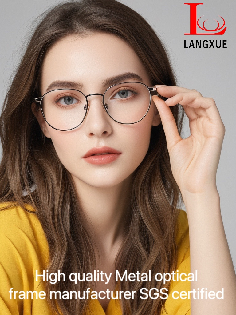 Eyeglass Lightweight Titanium Optical Frames at Eye Black Men's Fashion Eyewear Spectacles for Women