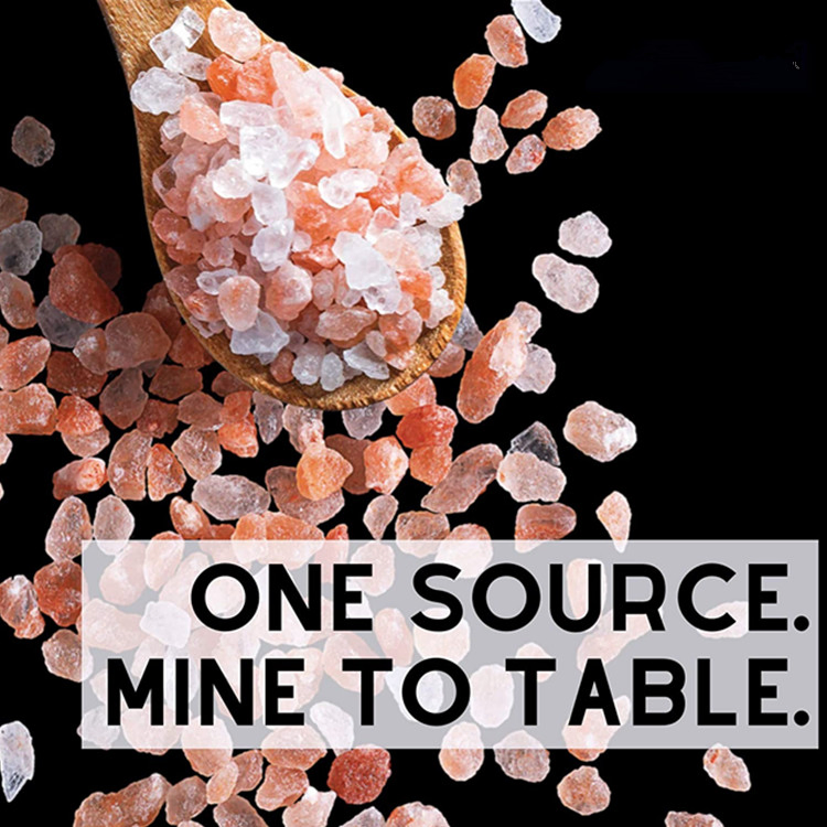 Custom High Quality All Natural Pink Himalayan Fine Grind Salt