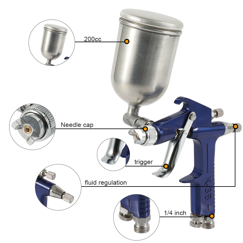 Пистолет для покраски K-3B высокого давления