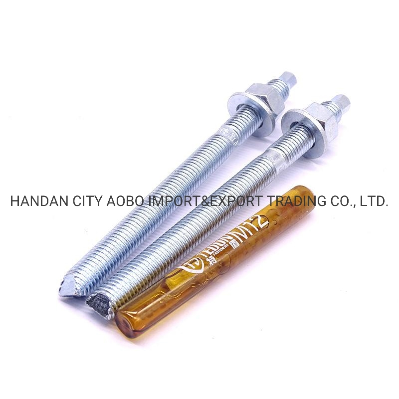 Химический анкер оцинкованный из углеродистой стали