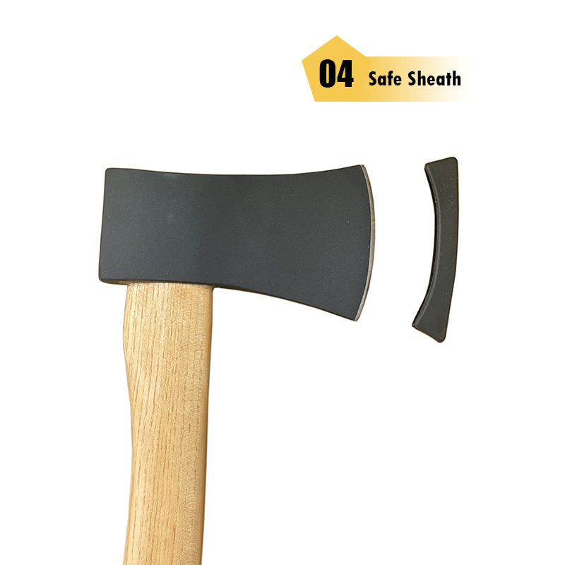 Multi-Purpose Wood Handle Carbon Steel Splitting Garden Axe