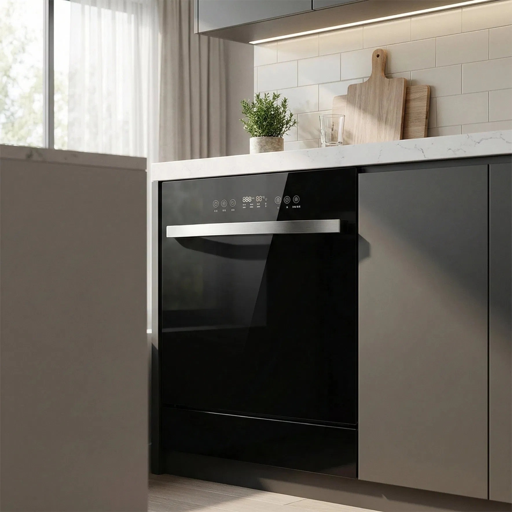 Built-in UV Sterilization Hot Air Drying Home Dishwasher