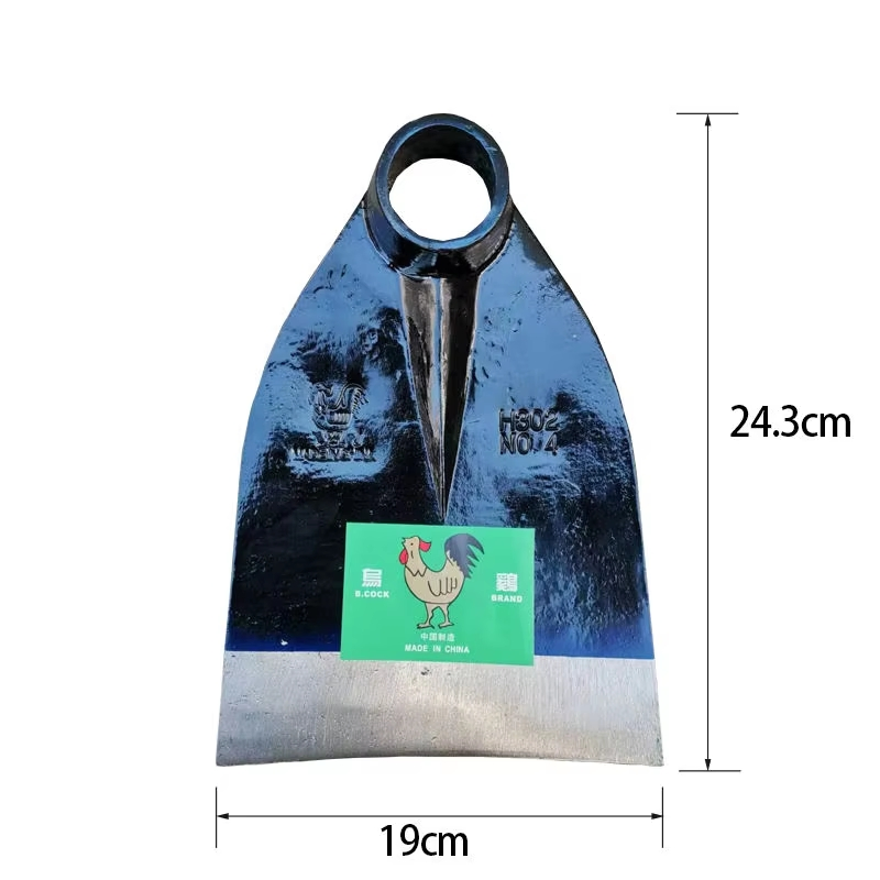 H304/305/302 Farm Agriculture Hoe High Quality Railway Steel Head