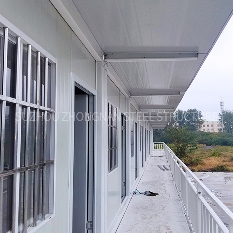 Suzhou Double Storey Prefab Modern Steel House for Hospital/Classroom/Staff Dorm