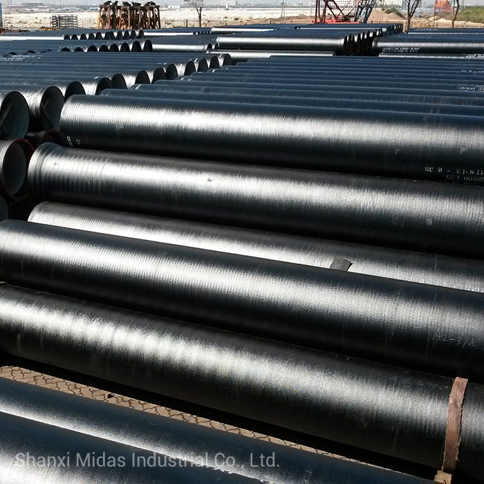 ISO2531 Black Ductile Cast Iron Pipe 300mm for Drinkable Water
