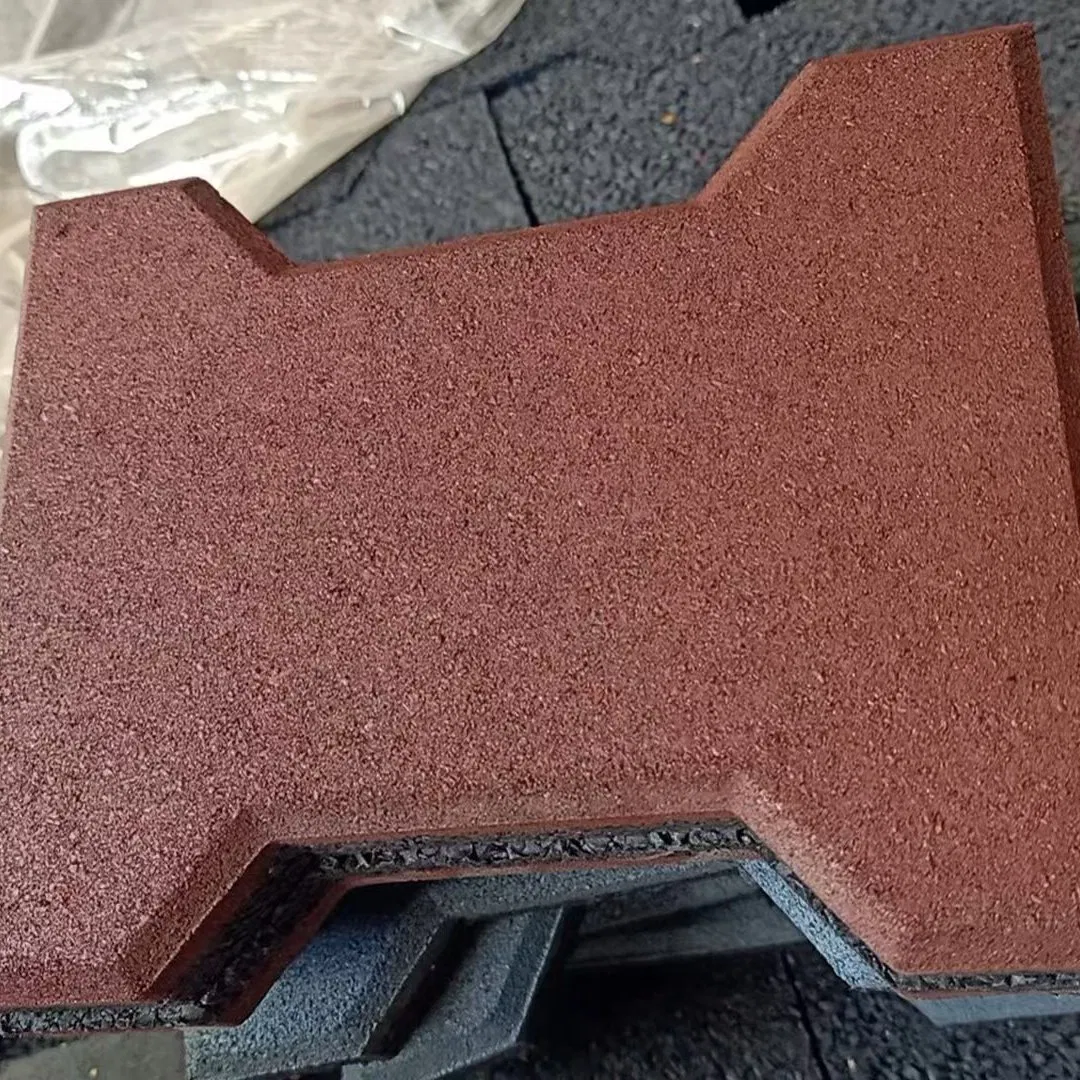 Solid Dog Bone Paver Rubber Tile for Horse Barn
