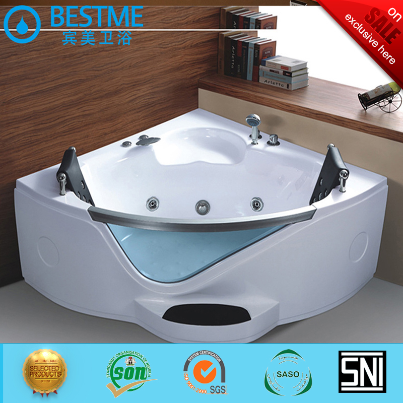 Угловая акриловая ванна с гидромассажем KB-359