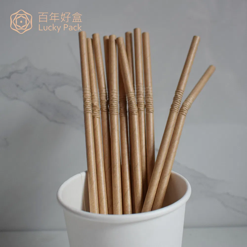 Hot Sale Disposable Biodegradable Milkshake Cocktail Drinking Straws for Juice