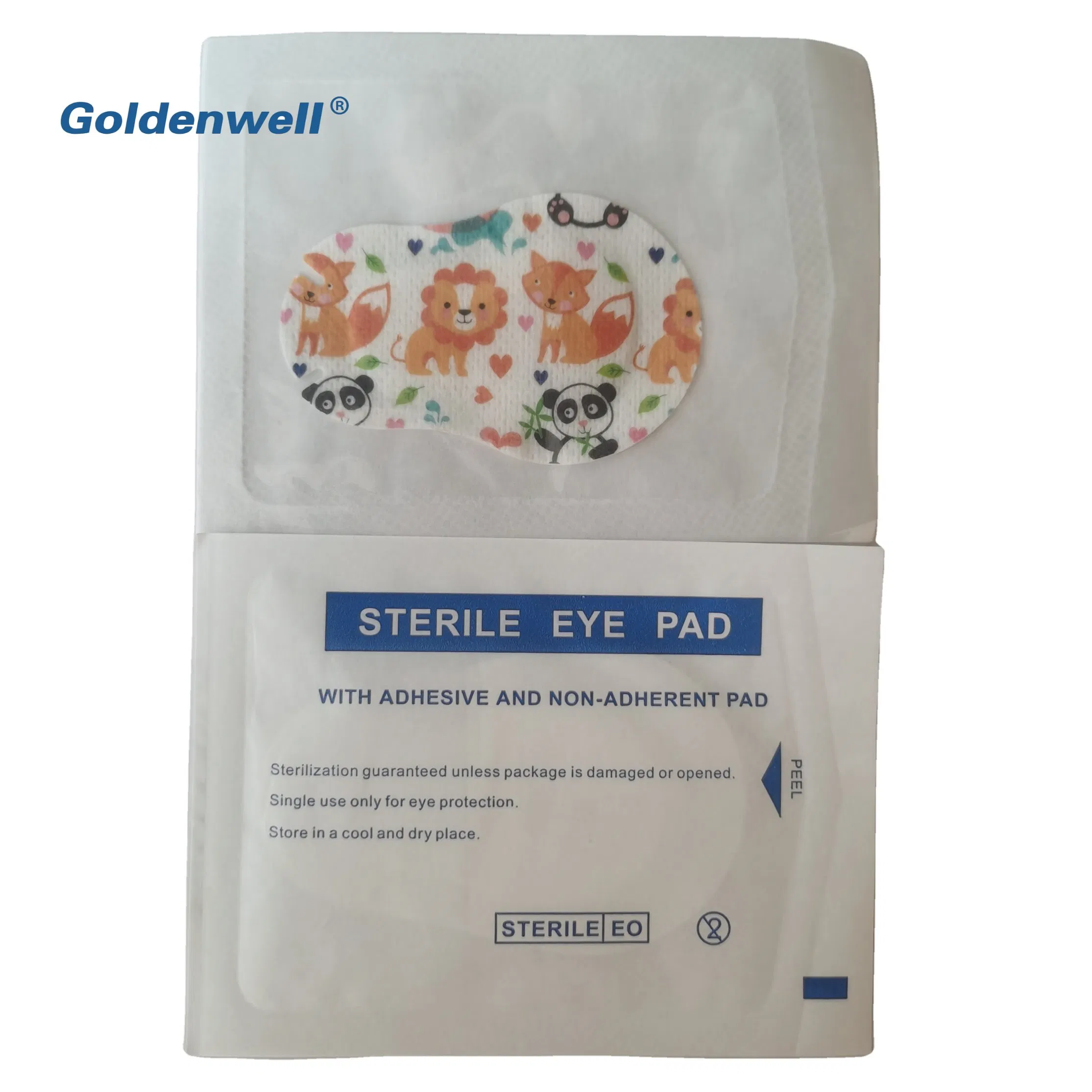 Medical Non-woven Adhesive Eye Pad Disposable Absorbent Surgical Wound Dressing Patch