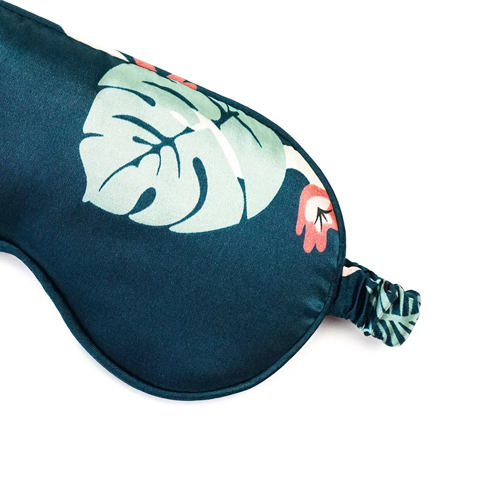 Silk Eye Mask Satin Luxury Customized Soft Travel Elastic Strap Eye Sleeping Mask