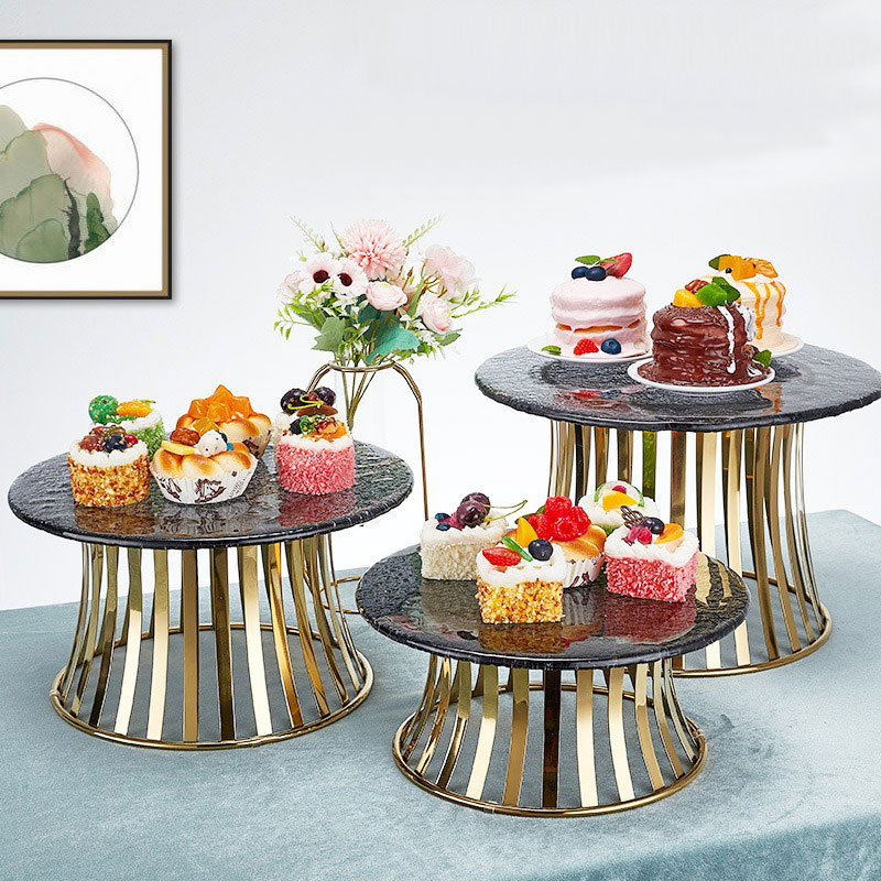 Modern Furniture Restaurant Equipment Christmas Decoration Party Supply Restaurant Buffet Display Rack