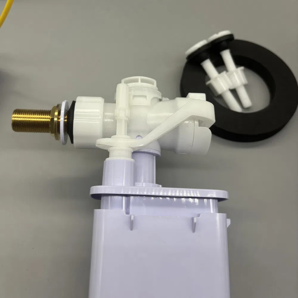 France Morocco Sanitary Ware Fitting Wire Control Flush Valve G3/8 Brass Thread Side Fill Valve