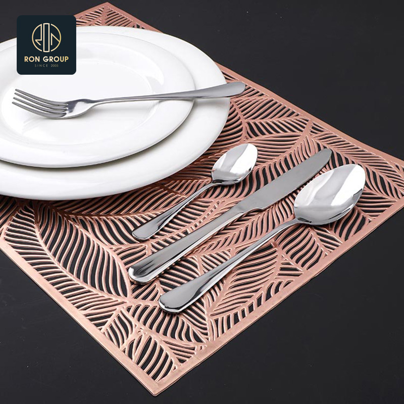 Wholesale Irregular Shape Dining Table Mats Heat Resistant Placemat for Restaurant