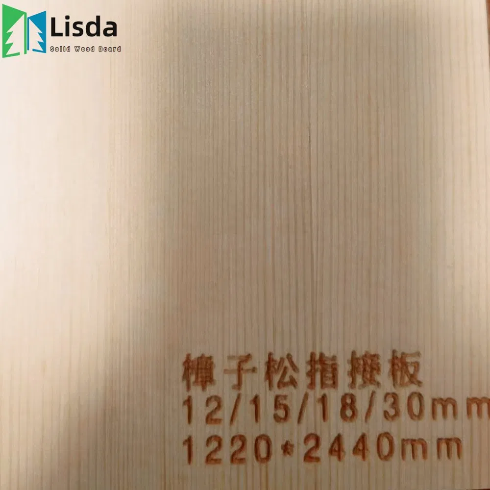Solid Wood Mongolian Scotch Pine Finger Joint Board with Hidden Finger Joint