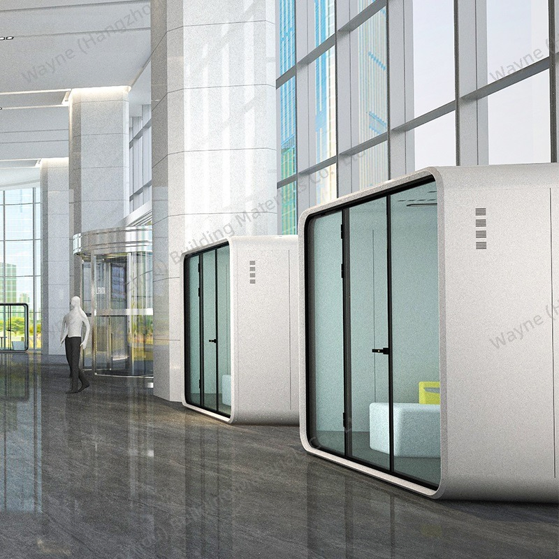 China Office Pod Factory 4 Persons Office Booth for Singapore