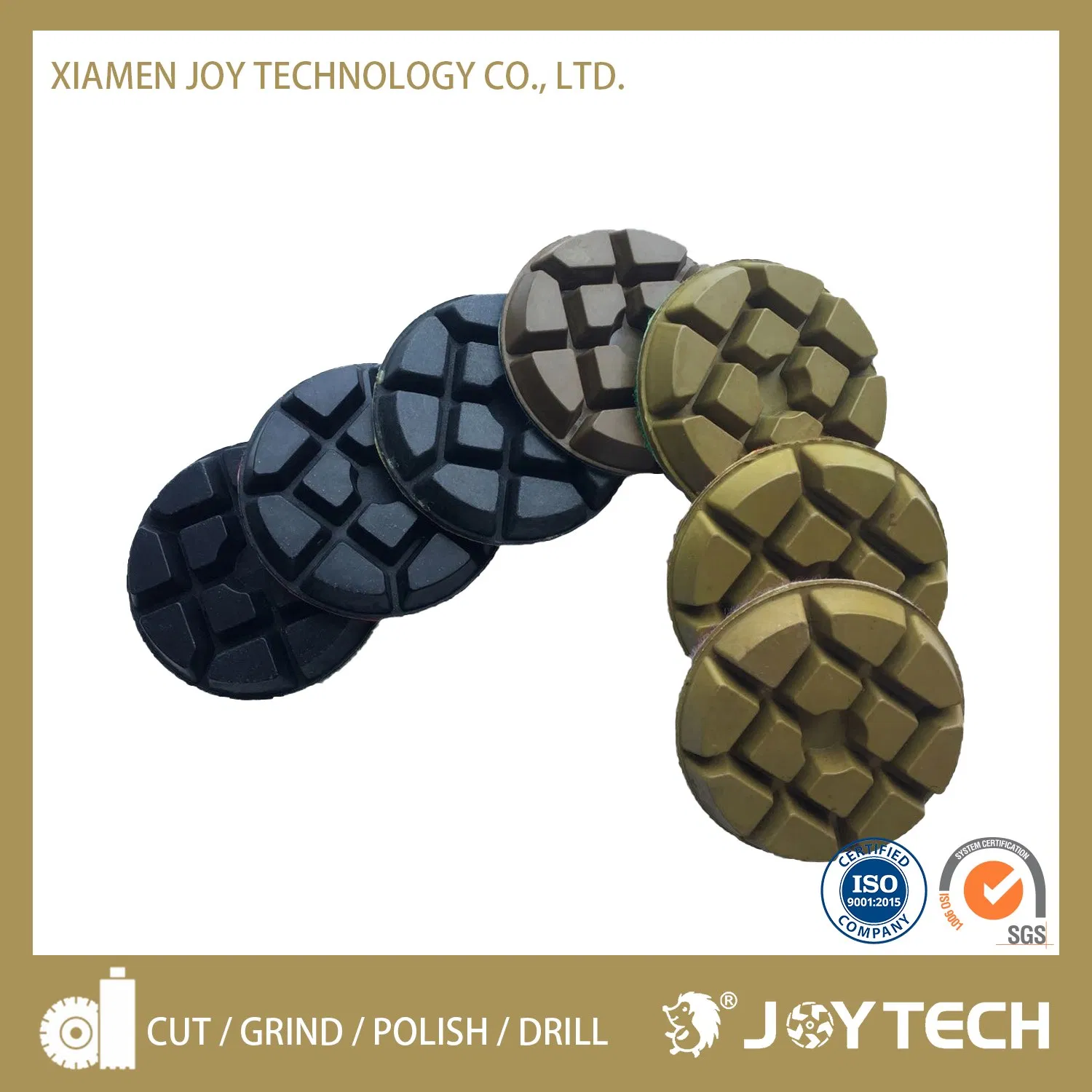 Diamond Resin Polishing Pads for Concrete Terrazzo Floor Grinding Wheel Abrasive Tool