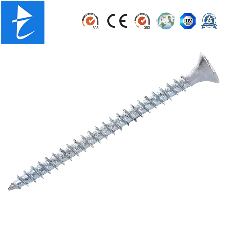 Custom Metal Galvanized Fasteners Countersunk Head Self Tapping Phillips Driver Screw for Wood