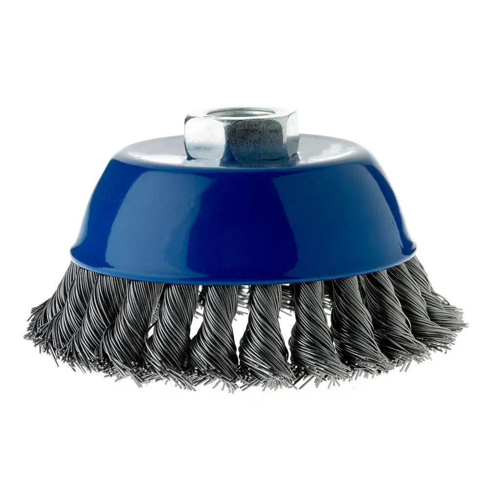 Чашечная щетка 4 дюйма со стальной проволокой