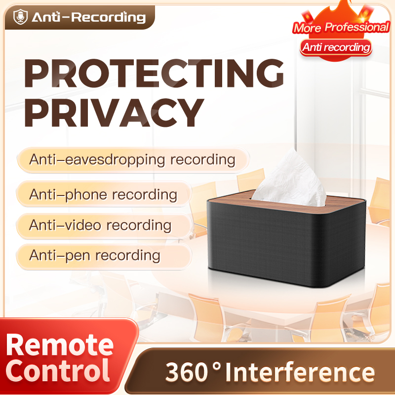 F18 Anti Voice Recorder Tissue Box Hidden Anti-Recording Equipment Privacy Protection