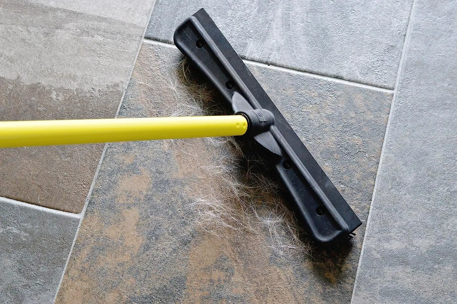 Heavy Duty Pet Hair Remover Multi-Surface Squeegee Rubber Broom
