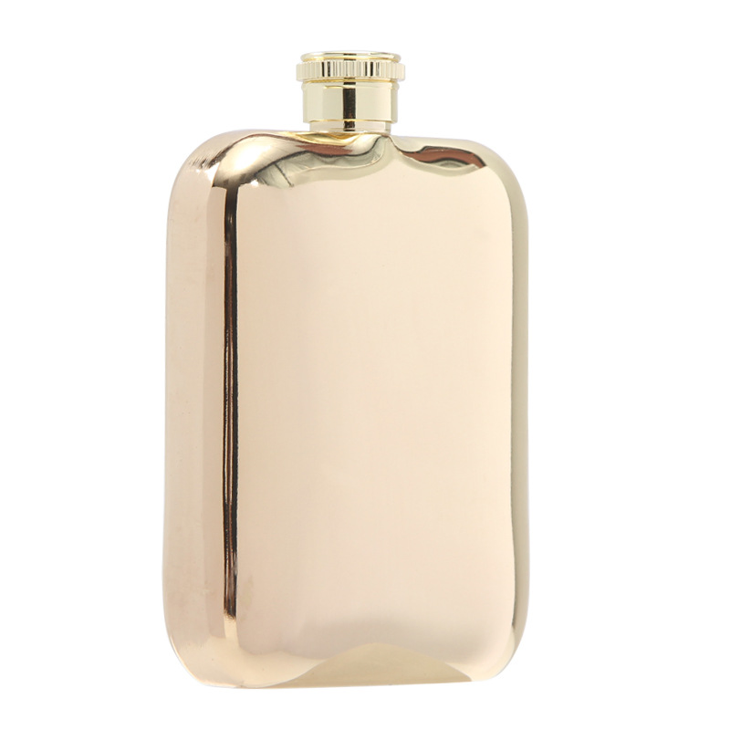 High Quality 304 Stainless Steel 5 Oz Round Flask Set Exquisite Portable Outdoor Carry-on Hip Flasks Russian Original Flask for Matthew Clark Pyatizvyozdnaya