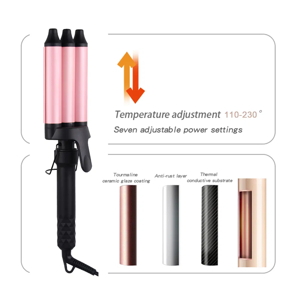 Ceramic Deep Waver Triple Barrel Hair Curler