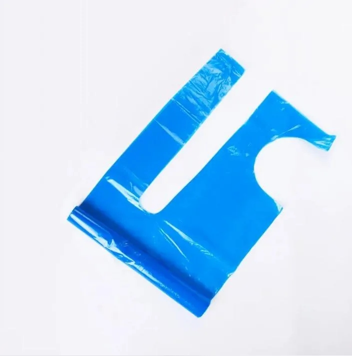 Customized Disposable Water Proof Plastic PE SPA Kitchen Clear Apron in Rolls