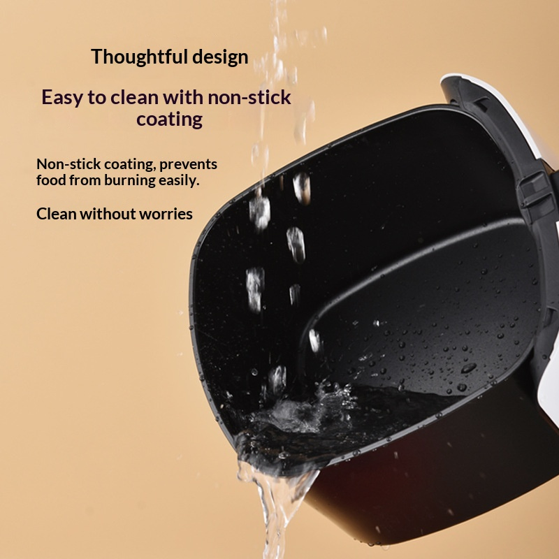 Family Size Air Fryer Non-Slip Feet Easy Clean Interior Kitchen Appliance Large Air Fryer