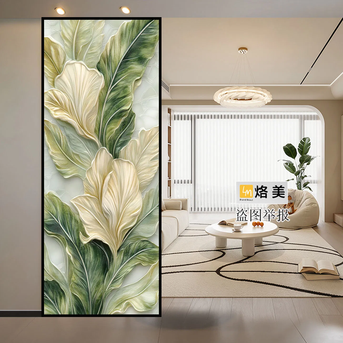 Tempered Glass Living Room Partition Panelvilla Decoration Partitionbathroom Entranceway