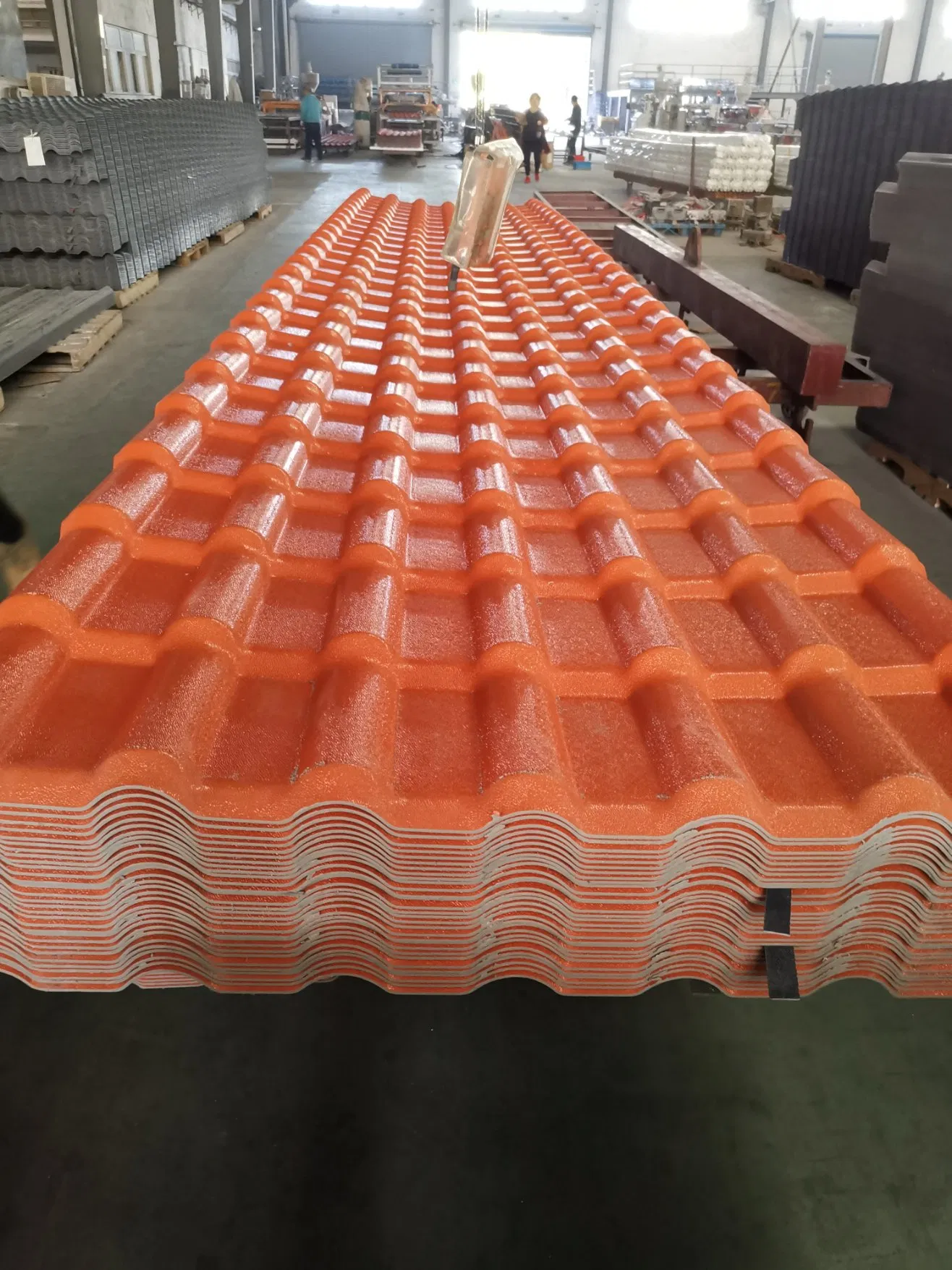 Corrugated Trapezoid Curve Panel Sheet Tile Roof Synthetic Resin Apvc UPVC ASA PVC Plastic Roofing Sheet