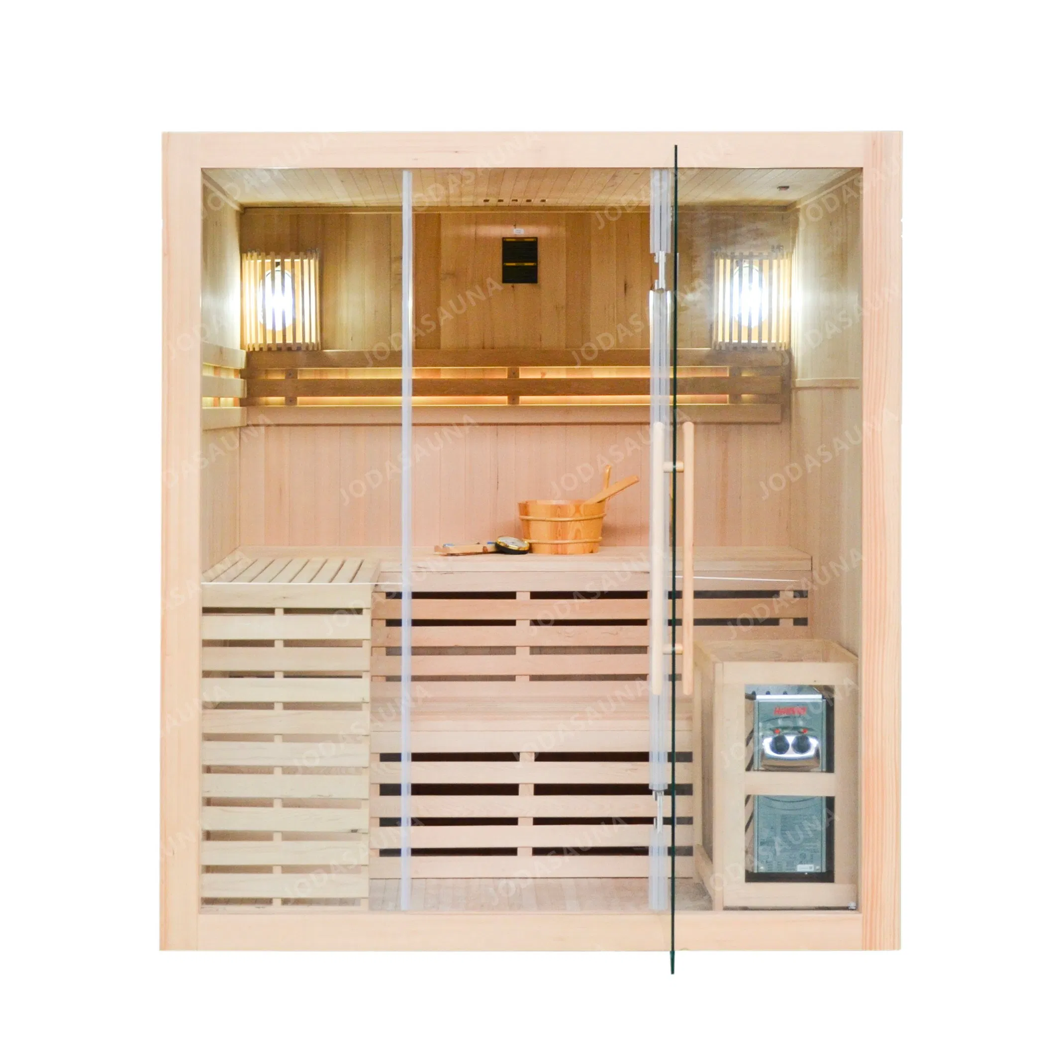 Сухая парная сауна на 4 человека из канадской хемлока