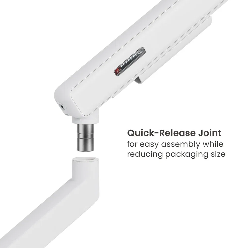 17"-40" 11kg Monitor Arm Aluminum Spring Assisted Mechanical Spring Computer VESA Mount Single Monitor Stand Bracket