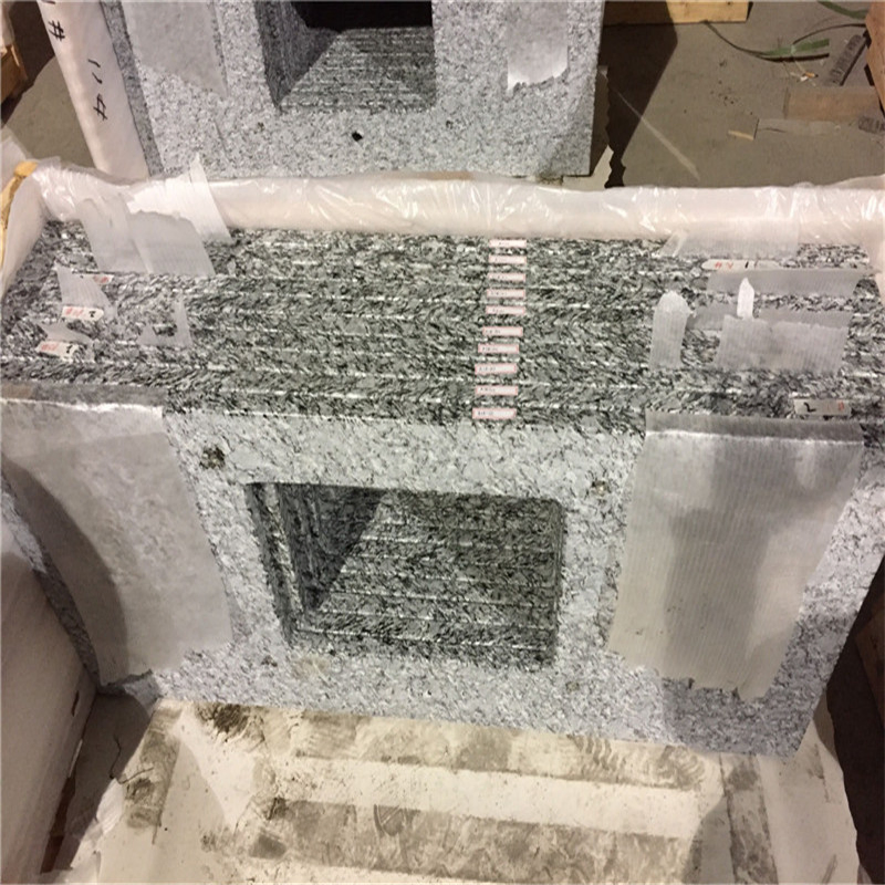China Countertop Factory Wholesale White Mist Bathroom Tops Countertops Island Top