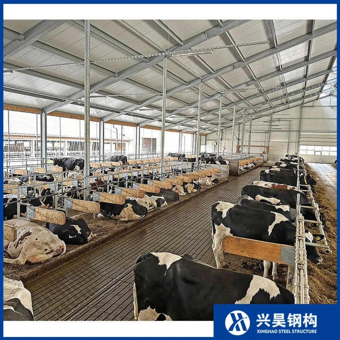 Thermally Insulated Frame Prefab Metal Storage Farming Equipment Steel Structure Sheep/Goat/Pig/Hog/Cattle/Cow/Poultry House/Shed