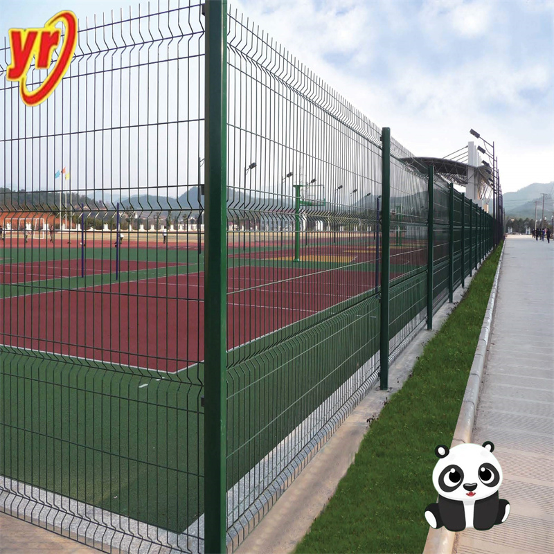 Durable PVC Coated Welded Airport Fence with Razor Strengthen.