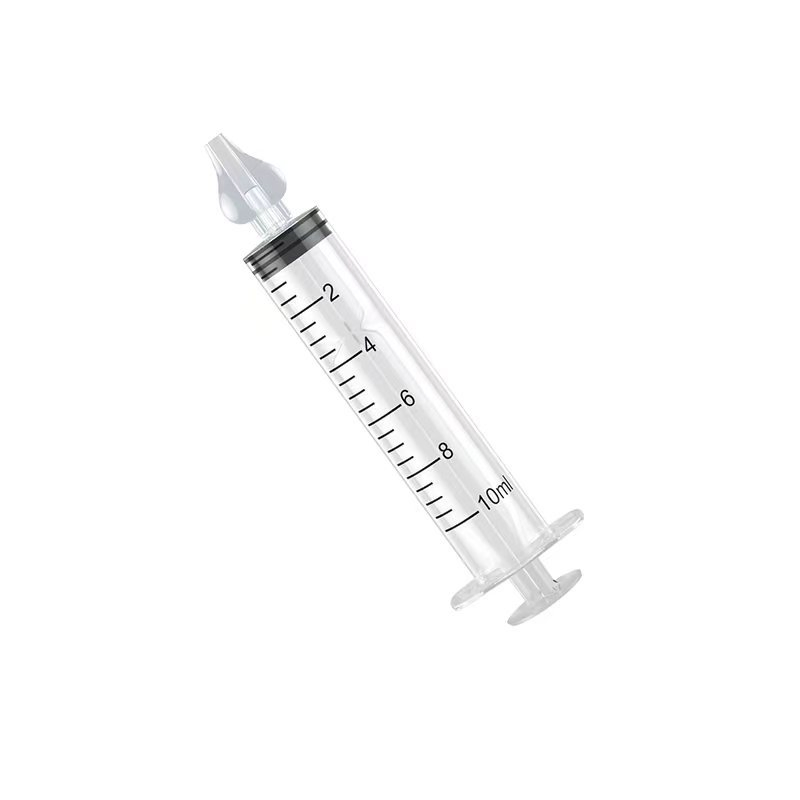 CE Certified Baby Nasal Aspirator 10ml Syringe Baby Nasal Cleaner with Soft Silicone Tip
