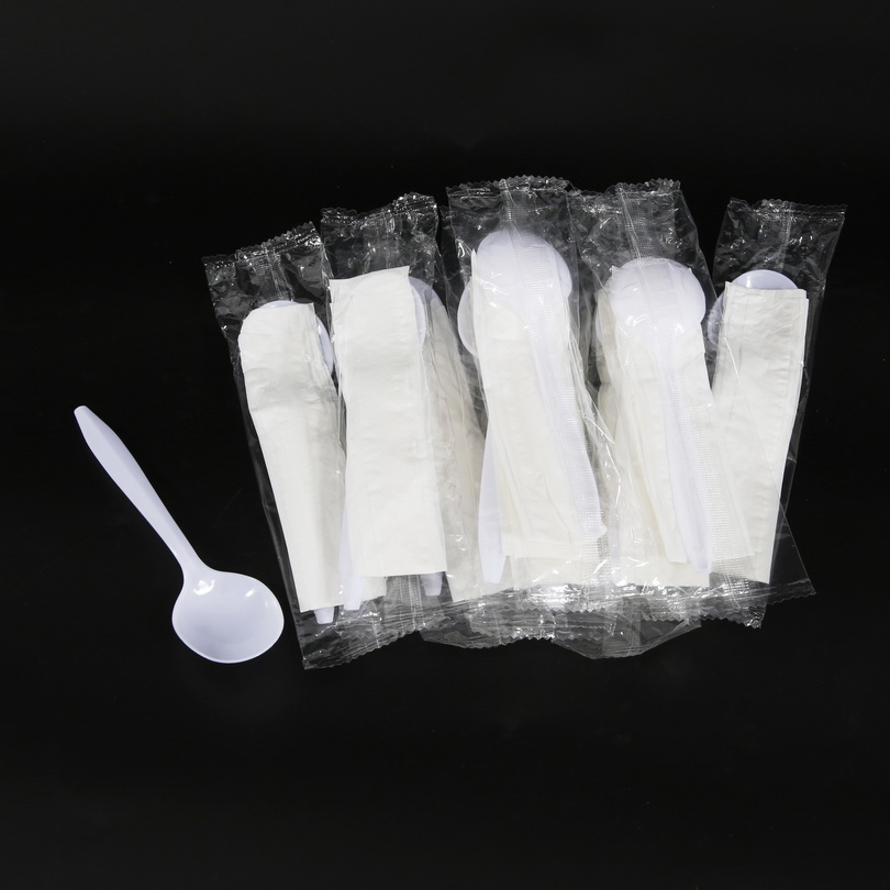 Plastic Utensils Spoon and Fork Set Cutlery Napkin Fork