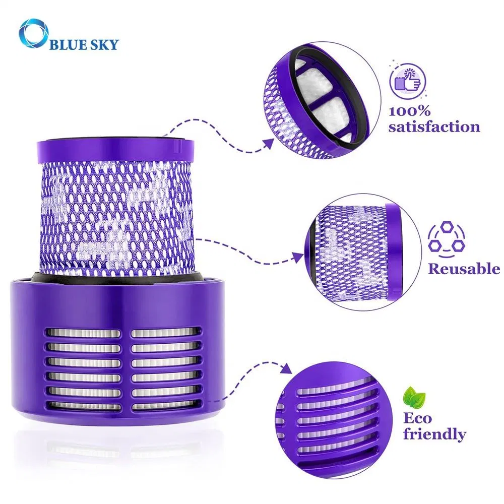 Washable & Reusable Motor Filter Unit for Dyson V10 Sv12 Vacuum Cleaners Replace Parts # 969082-01