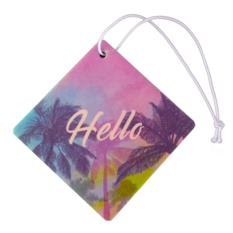 Custom Fragrances Hanging Paper Freshener for Home Use