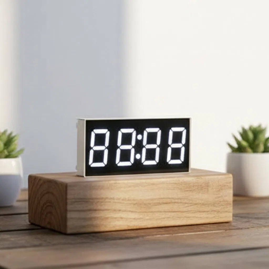 White 4 Digit 7 Segment LED Display Common Anode for Temperature